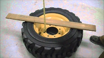 How to Measure Skid Steer Rim Offset, Inset Outset Skidsteer