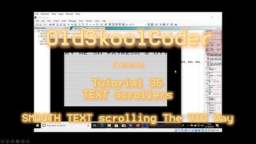 Tutorial 36.04 - Hi Res Smooth Text Scroller (The VIC Way)