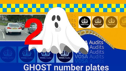 GHOST Number Plates: Highly illegal