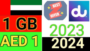 Du 1 GB Data 1 AED | du sim internet offers | du unlimited internet offers | du data package monthly