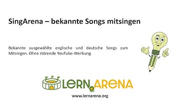 SingArena - ein Tool von lernarena.org