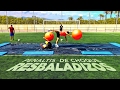 PENALTIS de CHOQUE RESBALADIZOS con BALÓN GIGANTE! ¡RETO FÚTBOL!