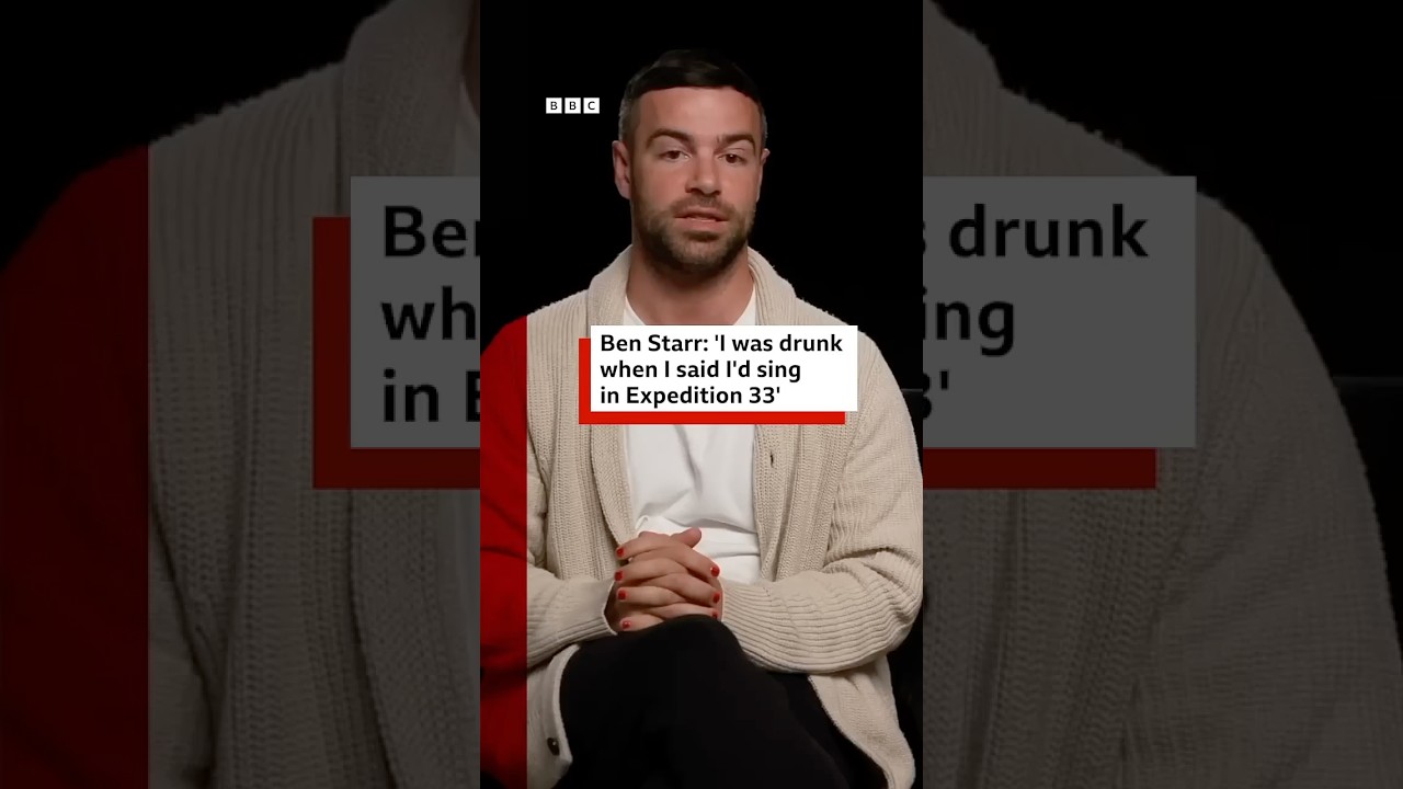 Ben Starr said he was drunk when agreeing to sing in Expedition 33. 