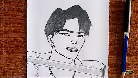 How to Draw Jinu from K-Pop Demon Hunters | Step by Step Easy Tutorial