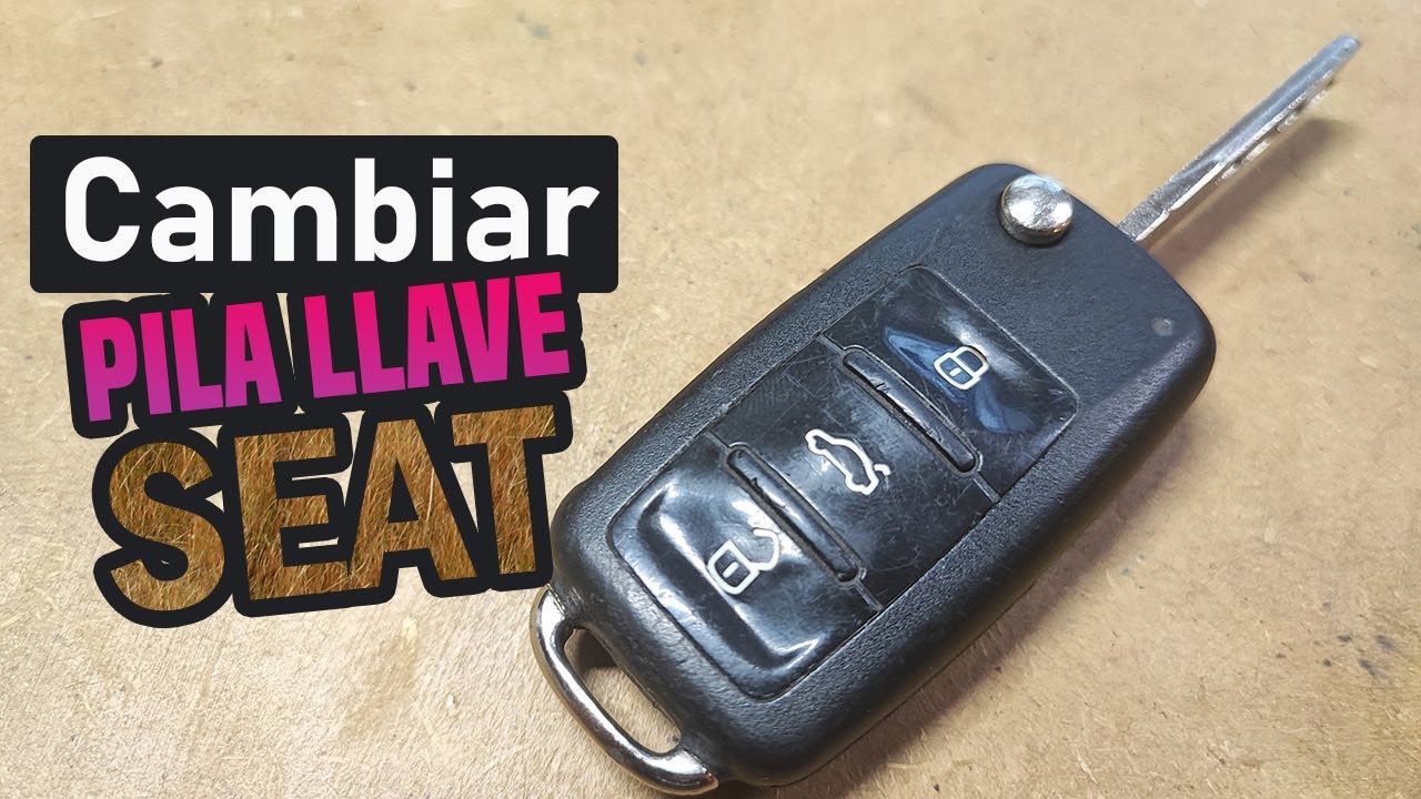 cambiar-pila-llave-seat-youtube