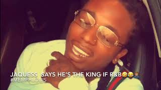 JAQUESS Says He’s The King Of R\&B 😂👑👑 #Usher #Jaquess