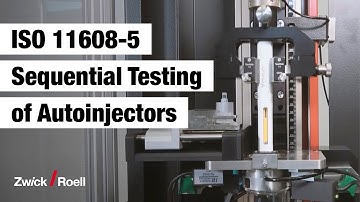 Sequential testing of autoinjectors according to ISO 11608-5