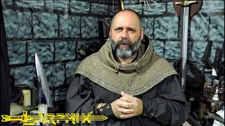 Larp Snood Hood by Chows Emporium - Larp Review
In this video, Maxx reviews a snood hood from Chows Emporium.
***Be sure to check out my new merch as well at https://my-store-11461686.creator-spring.com
I have had my eye on this company for a while and wanted to share an item I own from them, with you.
This item is their Larp Snood Hood in brown. Here is a link to the Grey version of it. https://www.chowsemporium.co.uk/chows/Snood-Hood Grey-HSGy.html#SID=146
It is constructed of a textured wool and made to withstand the rigors of larping and as a bonus be nice and warm in the winter. The snood is 19 inches at the longest point and the mantle is 11 inches from the neckline. I am a large dude and as you saw in the video, it fits me very well. This hood would be excellent for larping, Halloween costuming, rituals, cosplay, theatre or film.
Be sure to check out Chows Emporium at https://www.chowsemporium.co.uk/
If you are not in the UK, check out their Etsy store at https://www.etsy.com/ca/shop/ChowsEmporium
Please Like, Comment, Subscribe and Share my videos!
Follow me on Instagram, Twitter and Facebook: @larpmix
If you enjoy my channel, please help make it better:
https://www.patreon.com/larpmix
or
https://www.ko-fi.com/larpmix
HUGE thanks to all of my supporters past and present! Thank You!
Business Inquiries, Collabs, Requests, Etc: Larpmix@gmail.com
Music from https://filmmusic.io
Master Of The Feast, Minstrel Guild, Pippin The Hunchback and Crunk Knight by Kevin MacLeod (https://incompetech.com)
License: CC BY (http://creativecommons.org/licenses/by/4.0/)
#LarpMix#Cosplay#LARP#larping Larp Snood Hood by Chows Emporium - Larp Review