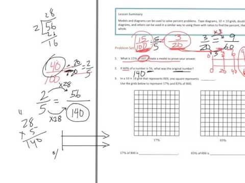 6th Grade Module 1 Lesson 26 Ps Youtube