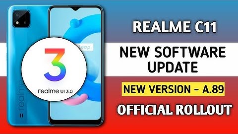 Realme C11 2021 New software update A.89 September 2022 Realme C11 android 12 kab ? Realme ui 3.0 😡