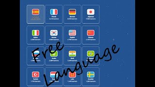 Free! Free! Free!  || Learn any languages free || Korean Japanese Spanish German French  || screenshot 2