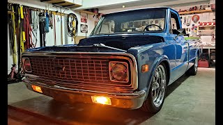 6 2L LS Swapped '72 C10 Known as 'Ol Blue' Comes to life! EP.9  #C10 #oldiron