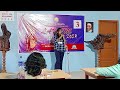 Extempore first prize/Trivandrum Sahodaya CBSC/pathu on stage