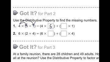 Distributive Property Part 2 Video 2