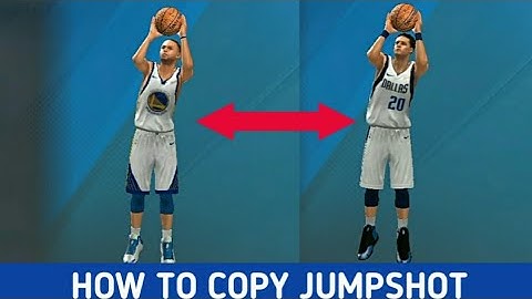 HOW TO COPY JUMPSHOT v46 and v49 | NBA2K19 MOBILE ANDROID
