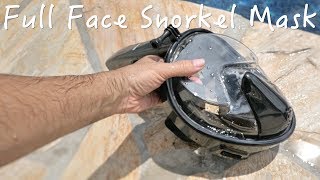 Full Face Snorkel Mask with GoPro mount