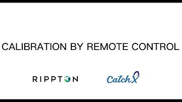 09 CALIBRATION BY REMOTE CONTROL - CatchX Pro