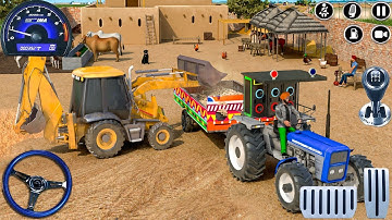 Modern Tractor Farming Driving Simulator 3D | Realistic Tractor Game 2025 | Android Gameplay