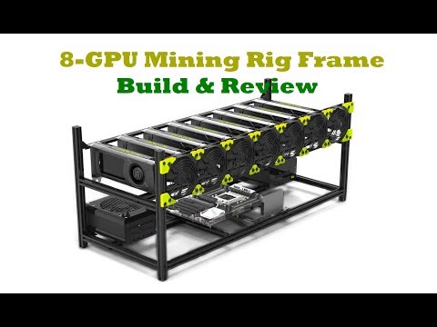 8 GPU Mining Rig Frame by Veddha | Build u0026 Review