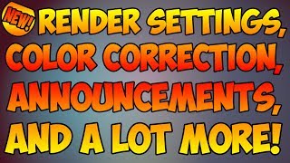 New Render Settings, Color Correction, Announcements, and More! - Call of Duty: Ghosts Gameplay