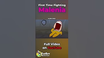 First Time Fighting Malenia #eldenring #fromsoftware