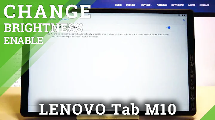 How to Enable Auto-Brightness on LENOVO Tab M10 – Display Settings - DayDayNews