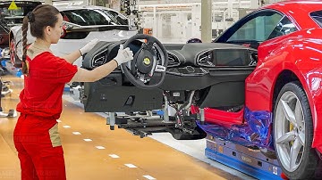 Inside Modern Ferrari Factory Building Brand New Supercars From Scratch