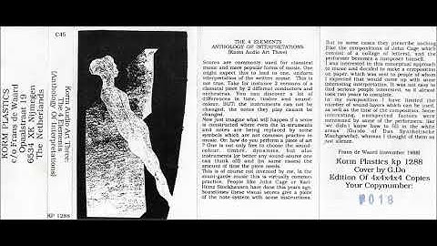 Various - The 4 Elements (Anthology Of Interpretations) - Cassette (Korm Plastics 1988)