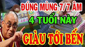 Phật Bà Ban Lộc 4 Con Giáp Càng Già Càng Giàu Trúng Lớn Liên Tiếp Tiền Của Đổ Về Cha Mẹ Tha Hồ Hưởng