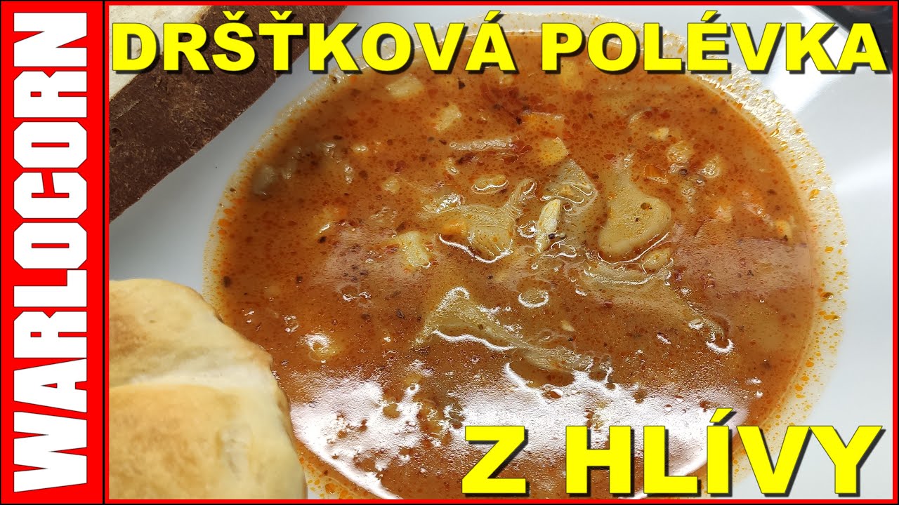 Dršťková polévka z hlívy
