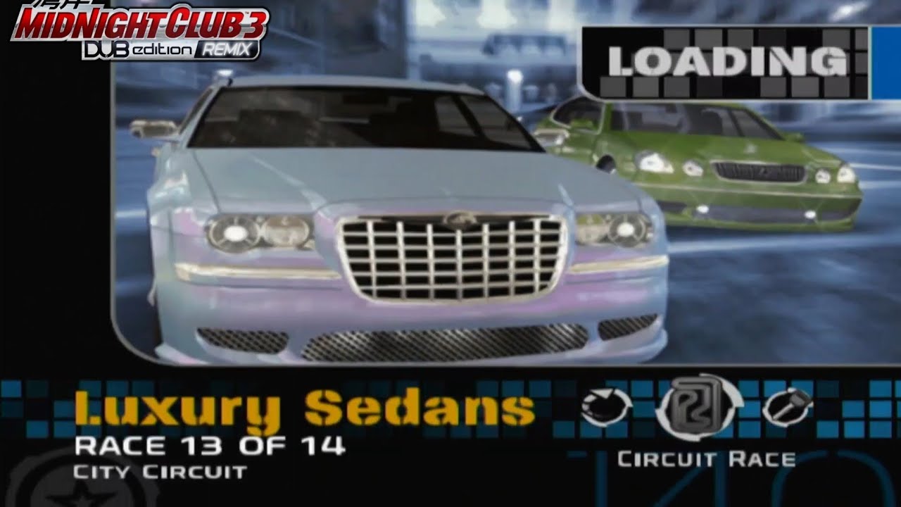 Midnight Club 3: DUB Edition | Career | LUXURY SEDANS Race 13 of 14 | City  Circuit! (PS3 1080p) - YouTube