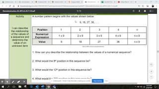5-20 - 4th Grade Math - Input/Output Tables