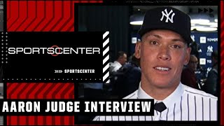 Aaron Judge was SPEECHLESS when he was named captain of the New York Yankees 👏 | SportsCenter