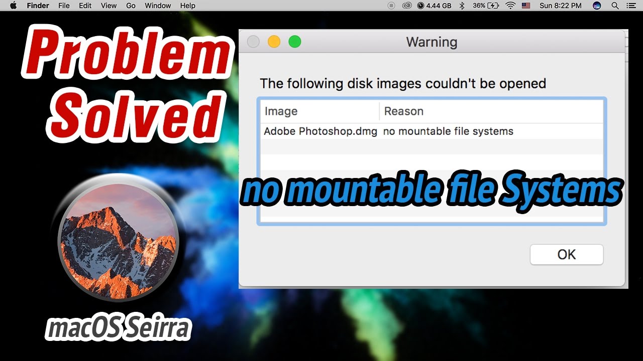 ubuntu image absolut kein einhängbares Dateisystem