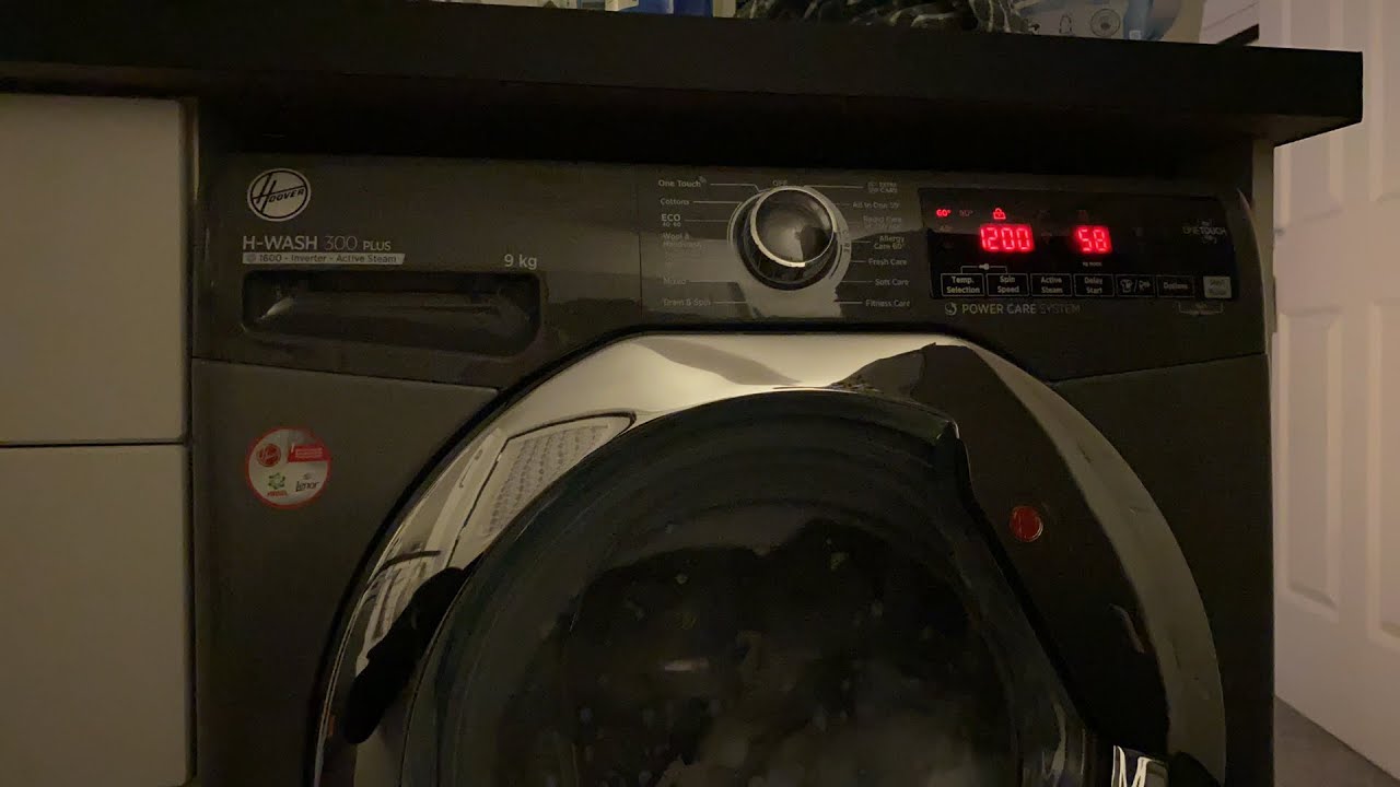 Brand New Washing Machine 1st load Hoover HWS369TAMGCE YouTube