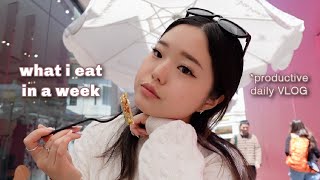 🍙 what i eat in a *busy* week: intuitive meals, korean home food 🍲