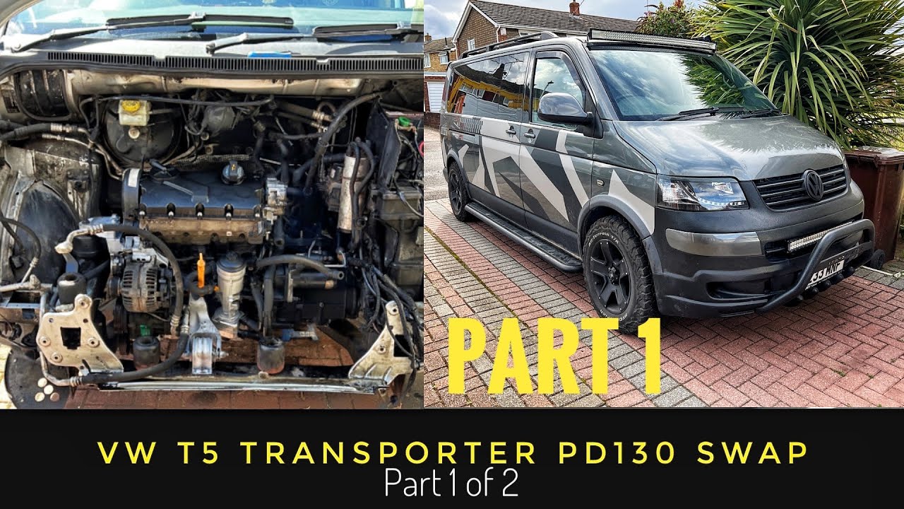 VW T5 Transporter - Engine swap PD130 - part 1 