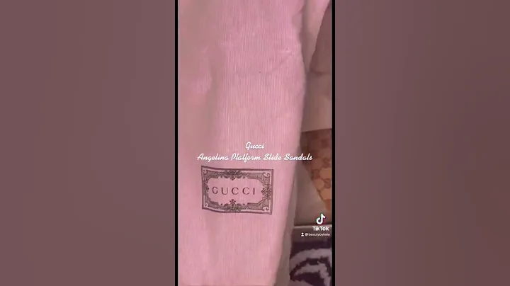 Gucci Angelina Platform Slide Sandals #gucci #gucciunboxing