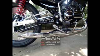 Knalpot Racing Rx King - Peak 3v3 Chrome YRK214