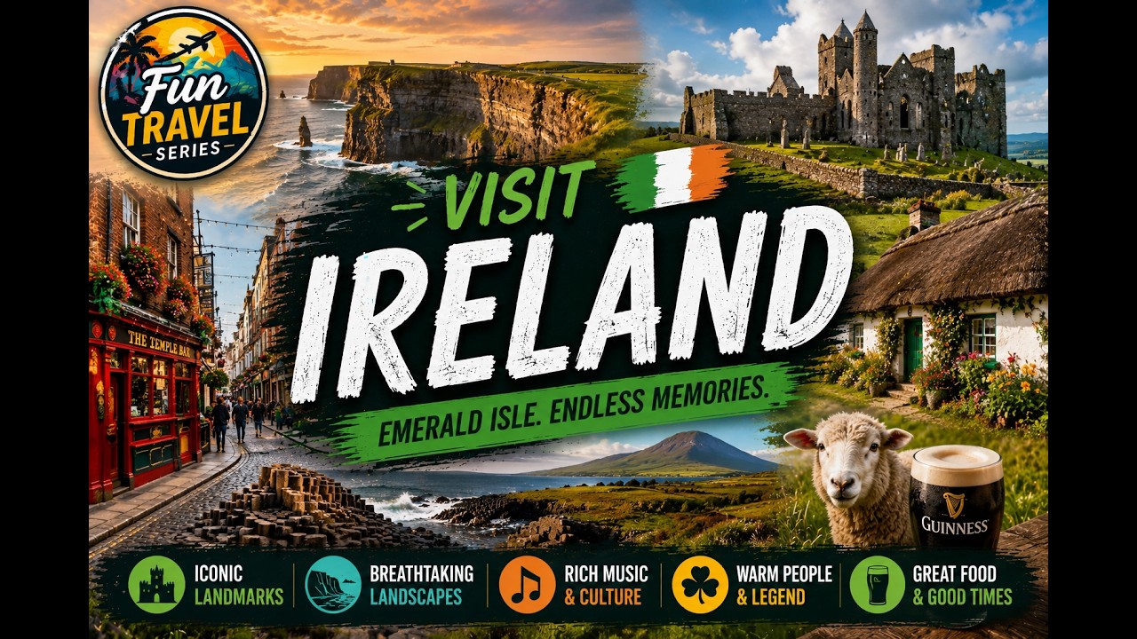 Ireland Travel Guide 🇮🇪 | The Ultimate 7-Day Adventure (Dublin to the Wild Atlantic Way)