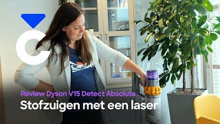 dek naaien oppervlakkig Intelligent stofzuigen met de V15 steelstofzuiger van Dyson - Review ( Consumentenbond) - YouTube