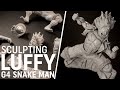 【フィギュア製作】Luffy Snakeman - Whole Cake Island Arc (no Painting) sculpting clay figure 【粘土】