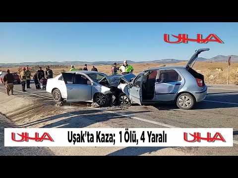 Uşak'ta Kaza; 1