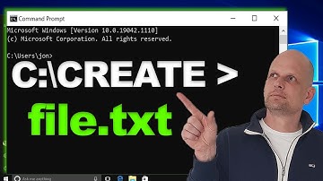 HOW TO CREATE FILES IN COMMAND PROMPT (CMD)