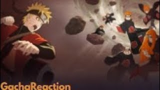 Jujutsu kaisen Reagindo ao Rap Naruto vs Pain(M4rkim)(Gachaclub)