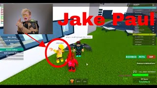 Jake Paul in ROBLOX got to see Team 10 house