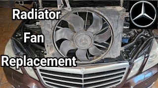 Radiator Fan Replacement | Mercedes E-class W212