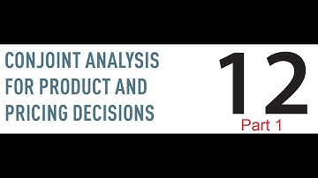 Chapter 12 - Conjoint Analysis Example - Part 1