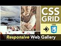 Css grid responsive image gallery tutorial