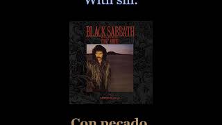 Black Sabbath - Turn To Stone - 03 - Lyrics / Subtitulos en español (Nwobhm) Traducida